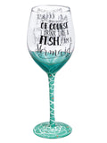 Wine Glass I'm A Mermaid