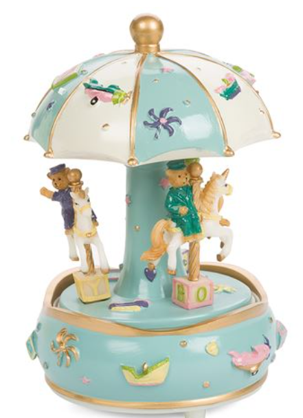 Baby Boy Teddy Carousel