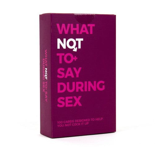 What Not To Say During Sex (Ages 18+)