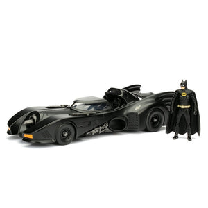 1:24 1989 Batman Batmobile with Batman figurine