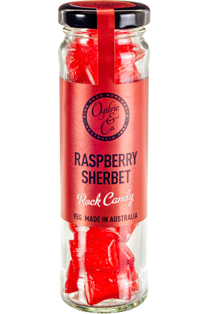 Raspberry Sherbet Rock 95g