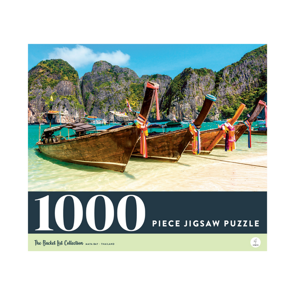 The Bucket List Collection 1000 pce Jigsaw Puzzle Maya Bay Thailand