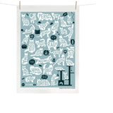 Cat Lovers Tea Towel