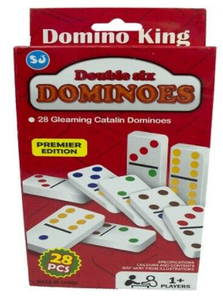 Double Six Dominoes Set