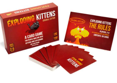 Exploding Kittens Card Game (Ages 7+)