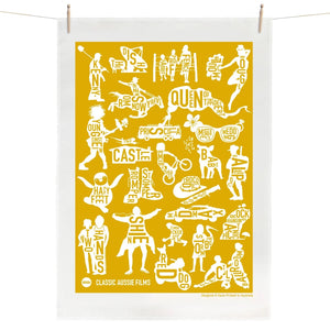 Classic Aussie Films Tea Towel