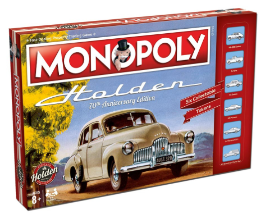 Monopoly Holden 70th Anniversary Edition Board Game (Ages 8+)