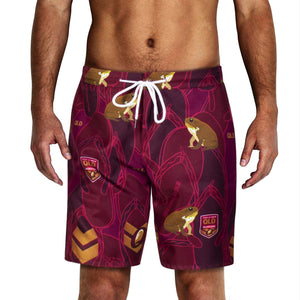 QLD Maroons Hawaiian Shorts