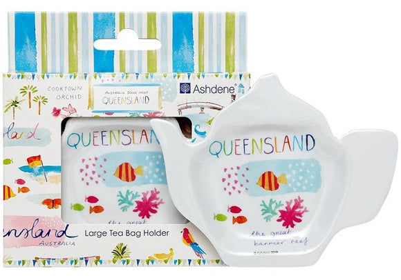Australia Down Under Qld Large Tea Bag Holder