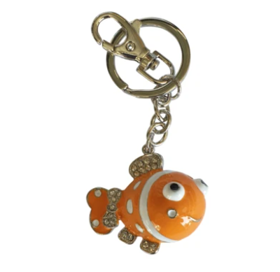 Keyring - Fish Clown Super Cute