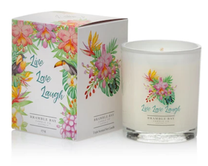 Inspirations - Live Love Laugh 270g Soy Wax Candle