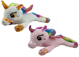 Plush Lying Unicorn, Asstd Colours