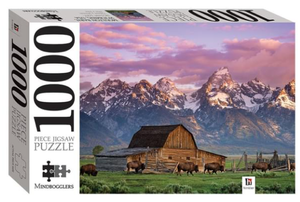 Mindbogglers 1000pc Jigsaw: Moulton Barn, Wyoming, USA