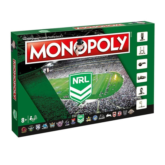 Monopoly NRL Board Game (Ages 8+)