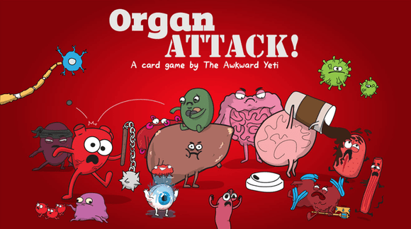 Organ Attack Card Game (Ages 8+)