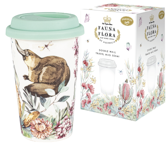 Flora and Fauna Platypus Travel Mug