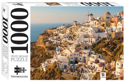 Mindbogglers 1000pc Jigsaw: Santorini, The Greek Islands