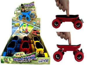 Monster Skateboard - Assorted Colours