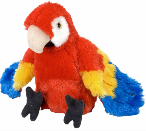 Cuddlekins Mini Macaw Scarlet