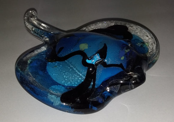 Stingray Blue Glass