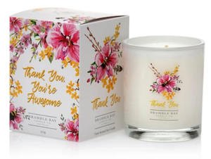 Inspirations - Thank You 270g Soy Wax Candle