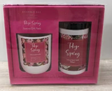 Tokyo Spring Gift Box  - (Votive Candle & 300g Soak)