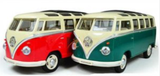 1:24 VW 1962 Classic Bus with Sound and Lights (2 Colours)