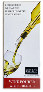 Men's Republic Wine Chiller Stick with Aerator & Pourer